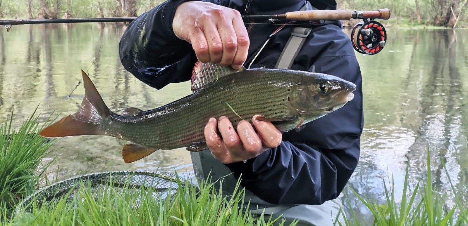 Fly fishing on the river of Kulen Vakuf